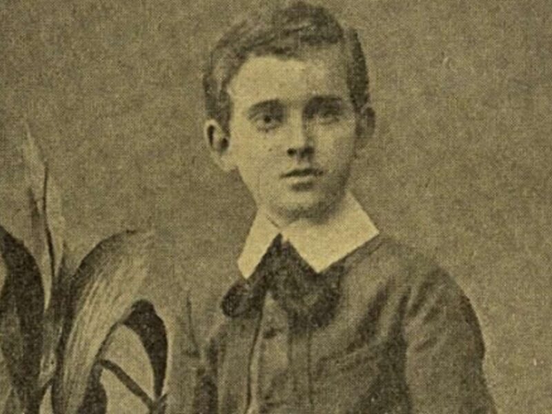 Janusz Korczak jako dziecko w 1888 roku, archiwalne zdjęcie Warszawa